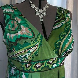 Lovely multiple shades of green dress